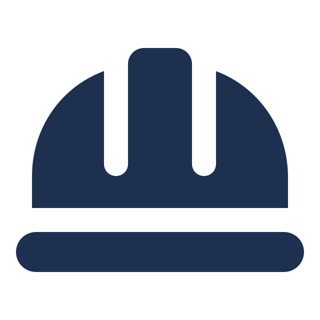 Contruction helmet icon