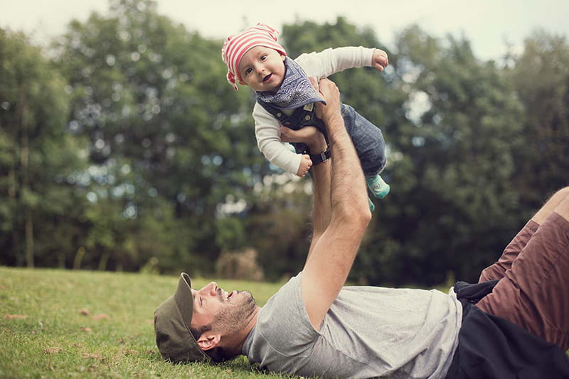 Person at play with their child