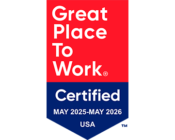 Great Place to Work Certified 2025-2026 logo